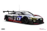 画像: もう1台のアウディスポーツ チームWRTマシン、R8 LMS。カーナンバー10。