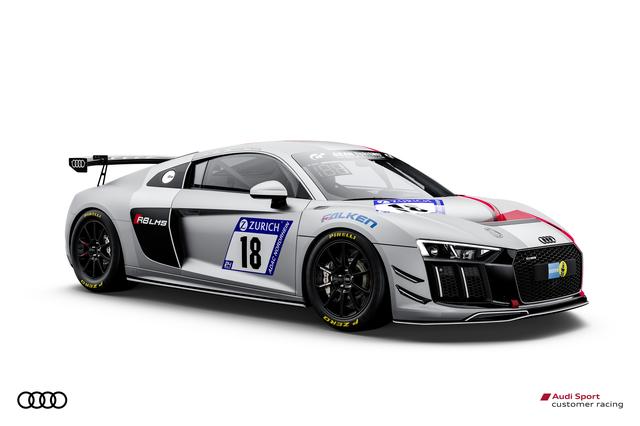 画像: もう1台のR8 LMS GT4。こちらもアウディスポーツ チームフェニックスからのエントリーだ。