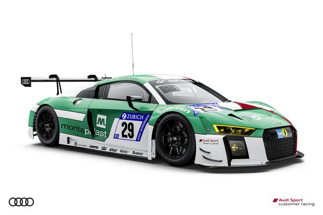 画像: SP9クラスのアウディR8 LMS。アウディスポーツ チームランド/ランドモータースポーツからの2台目エントリー。