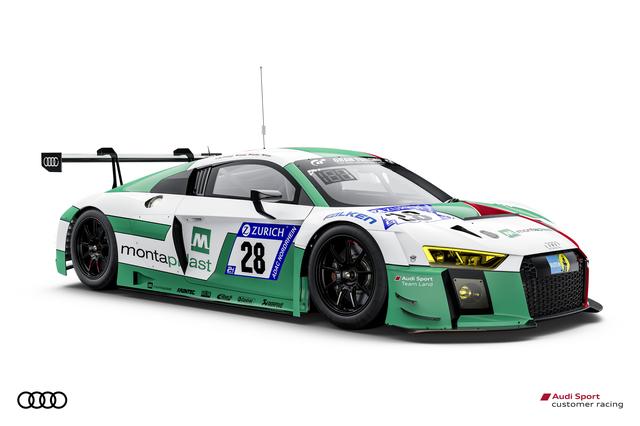 画像: SP9クラスのアウディR8 LMS。アウディスポーツ チームランド/ランドモータースポーツからのエントリー。