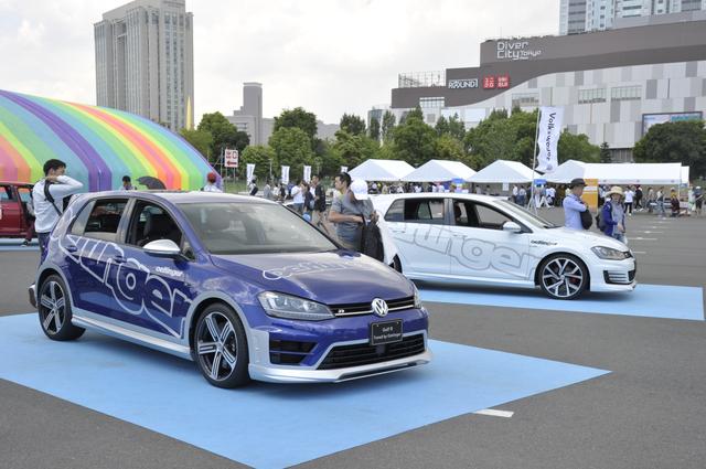 画像: ゴルフチューンのスペシャリスト「エッティンガー」のデモカーも展示。