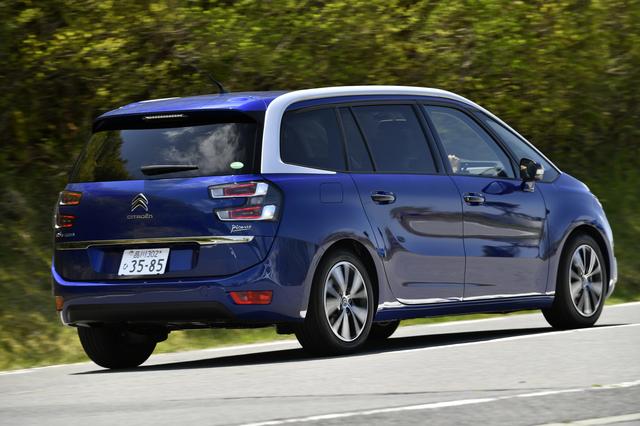 画像: リアスタイル。5シーターのC4ピカソと7シーターのグランドC4ピカソは、このデザインが異なる。
