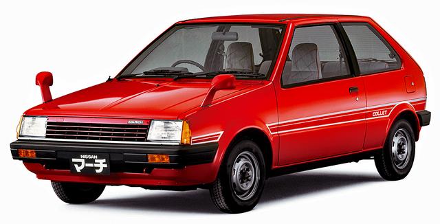 画像: 1982年にデビューした、K10型 初代マーチ。