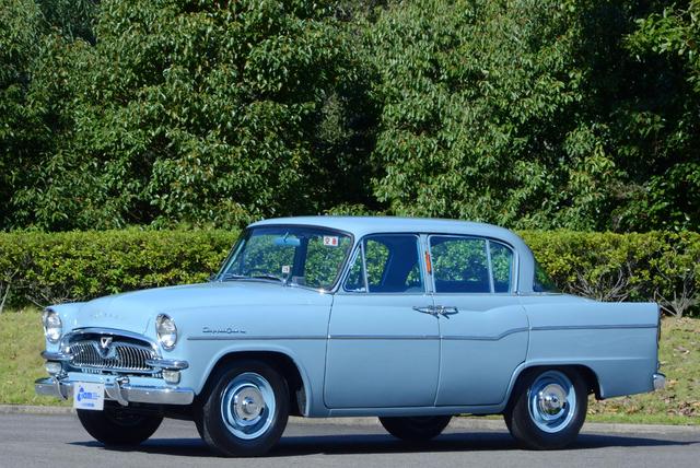 画像: トヨペット クラウンRS20(1959年 日本)。オーナーカーとして発売され、タクシーとしても活躍。