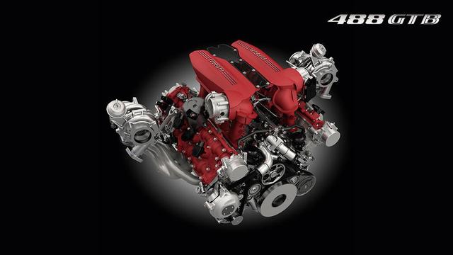 画像: 形式 V8 - 90°ターボ ドライサンプ 総排気量 3.902 cm3 ボア & ストローク 86,5 x 83 mm (3.4 x 3.3 in) 最高出力 492 kW (670 CV) at 8000 rpm 最大トルク 760 Nm at 3000 rpm in VII gear 比出力 172 cv/l 圧縮比 9.4:1 auto.ferrari.com