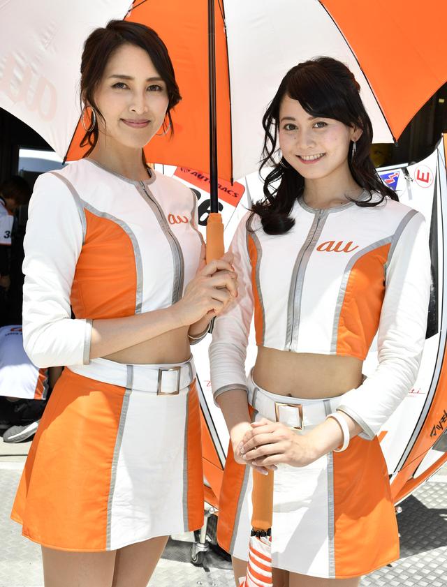 画像: au Circuit Queen 左:大津リサさん 右:柳原ゆうサン