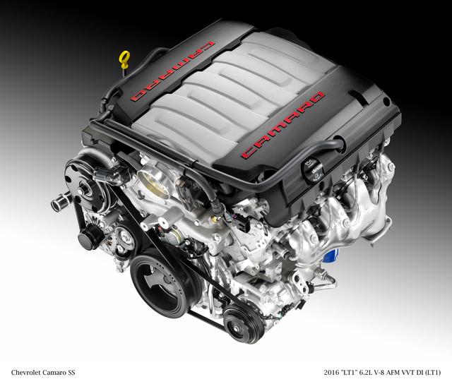 画像: 6.2L V8エンジン。