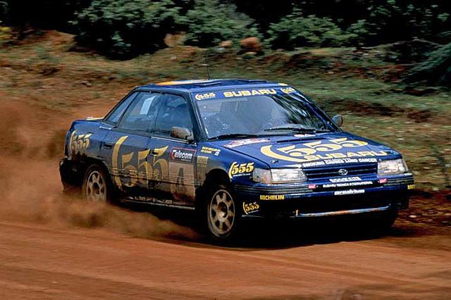 画像: 1993年式 スバル・レガシィ RS。1993年の世界ラリー選手権 第8戦「ラリー・ニュージーランド」優勝車。レガシィの初優勝を飾った1台だ。