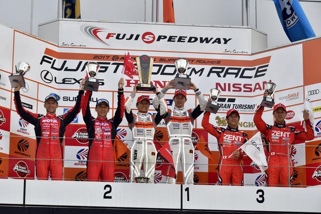 画像5: 真夏の富士はARTA DAY!【スーパーGT Rd05】
ARTA NSX-GTとM6 GT3が共にポール・トゥ・ウィン!