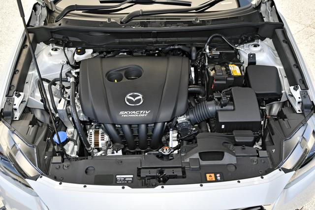 画像: CX-3に搭載されたSKYACTIV-G2.0は、148ps/192Nmを発生する。JC08モードでは17.0km/ℓだが、より厳しい条件のWLTCモードでは、16.0ℓとなる。