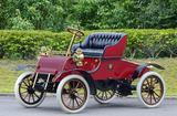 画像: 「キャデラック モデルA」1902年製。キャデラック初の生産車で、水冷の単気筒エンジンを搭載した。