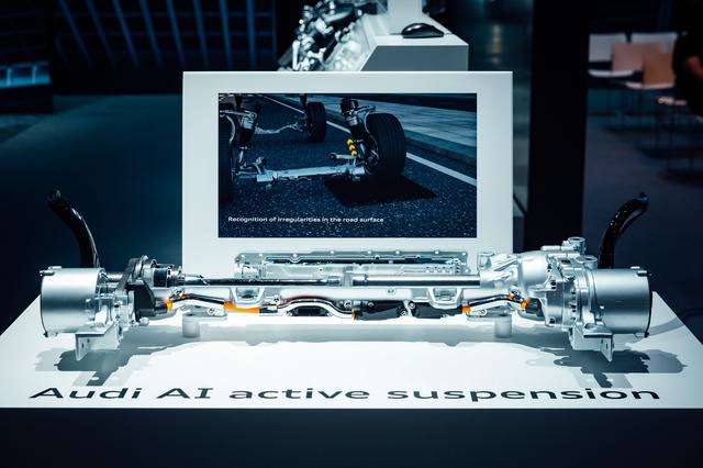 画像: AIアクティブサスペンション:「交差点アシスト」と連携して、25km/h以上の速度で側面から衝突されたときには、サスペンションのアクチュエーターの働きにより衝突される側のボディがわずか0.5秒で最大80mm持ち上がるようになる。