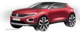画像: 公開されたイメージイラスト。マッシブなデザインは、フォルクスワーゲン車随一の力強さを感じさせる。