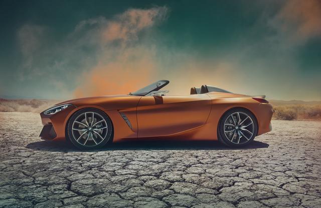 画像: ホイールベースは現行Z4より少しだけ延長される。とは言え実車は写真で見るよりコンパクトに見える?