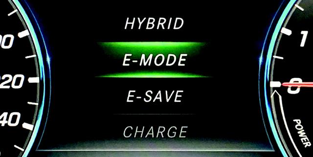 画像: 「E-MODE」での航続可能距離は20.1km。