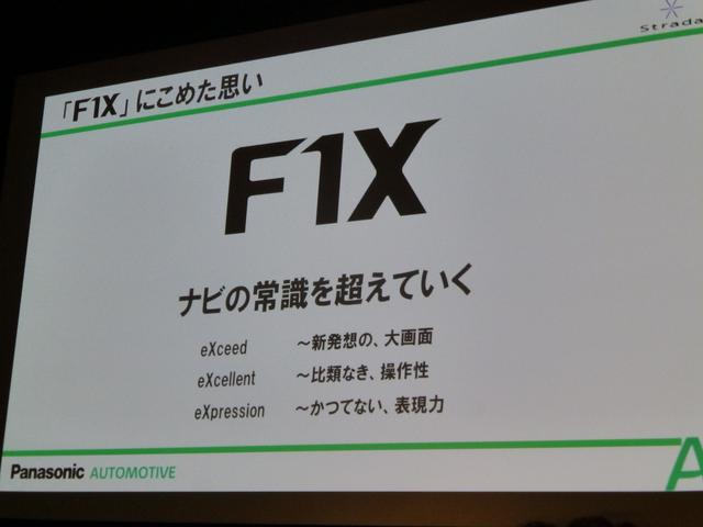 画像: 愛称「F1X」の名前の由来。