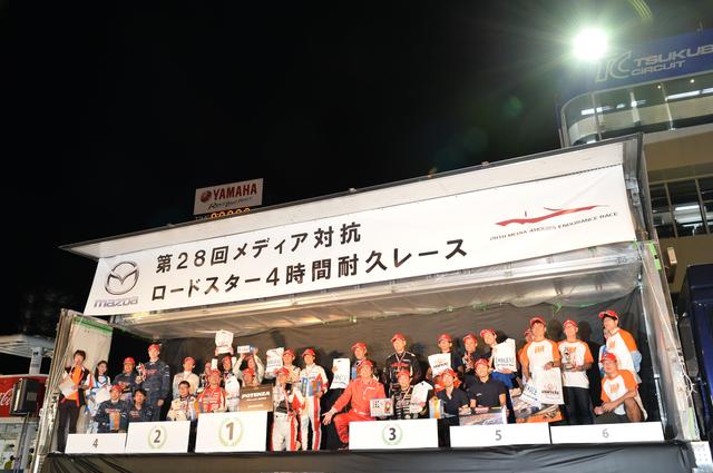 画像: 優勝はJ-WAVE、2位はティーポ・デイトナ、3位はエンジン、4位はSAMURAI WHEELS、5位はカービュー、6位はホリデーオートとなった。