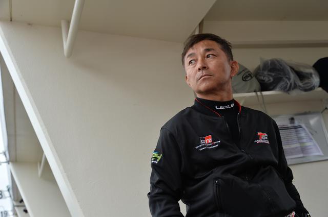 画像: 予選を前にちょっと緊張気味の木下隆之さん。