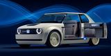 画像: 後ヒンジ式のドアを採用して後席へのアクセスも容易に。乗車定員は4名を想定している。