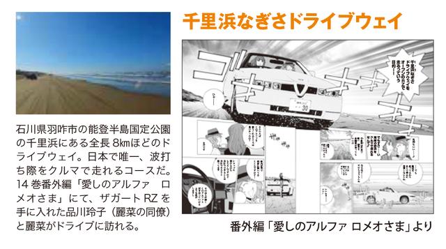 画像: 「彼女のカレラ ファンブック」より。物語の舞台となった日本全国の名所も紹介しています。
