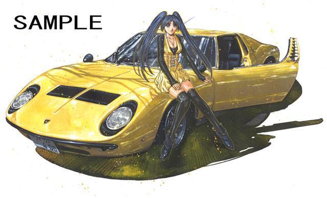 画像: ランボルギーニ・ミウラP400と桃瀬ユリ。ミウラは元祖スーパーカーとしてあまりにも有名なクルマです。(ⓒSTUDIO TRON)