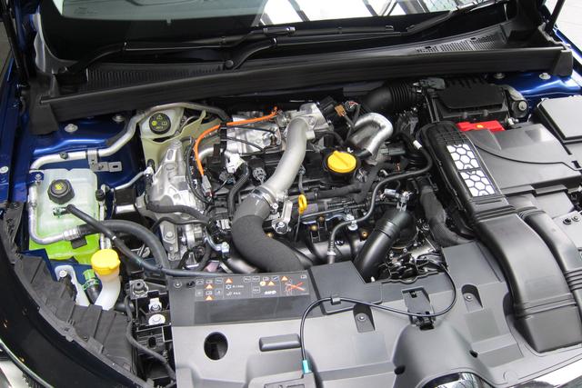画像: メガーヌ GTのエンジンは1.6L直4エンジンで、205ps/280Nmを発生する。