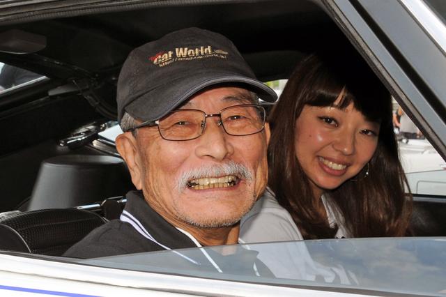 画像: スピード記録会に挑戦したドライバー、津々見友彦氏もイベントに登場。