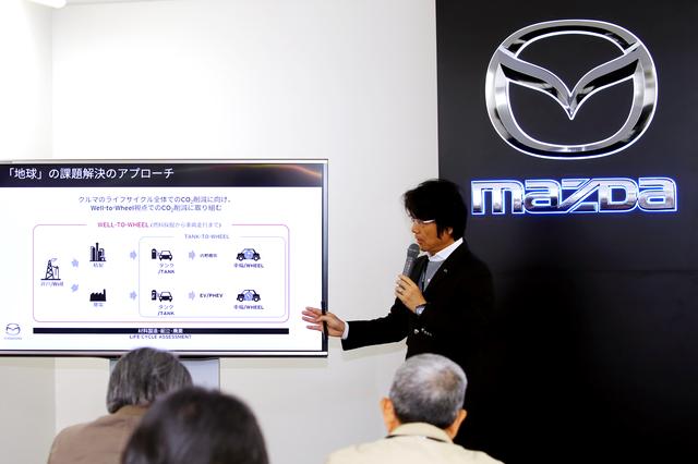 画像: マツダはWell to Wheel(燃料採掘から車両走行まで)の視点でCO2削減に取り組む。スカイアクティブXはそれに大きな貢献をするはずだ。