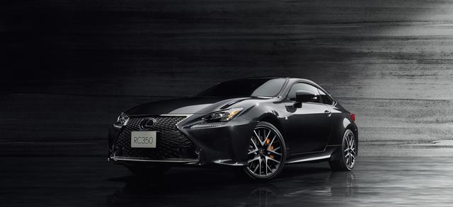 画像: RC350の特別仕様車「F SPORT Prime Black」。