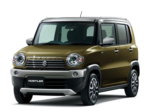 画像: ハスラー J STYLE III全方位モニター用カメラパッケージ装着車 ブレイブカーキパール スチールシルバー2トーンルーフ