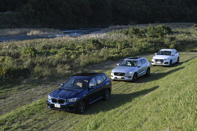 画像: BMW X3、ボルボXC60、アウディQ5はいいライバル関係にある。