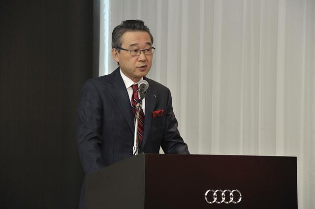 画像: アウディジャパンの斎藤徹社長。“持続可能な売上拡大”を目指す。