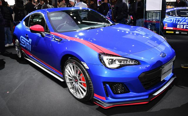 画像: こちらはBRZ STI Sportの「- STI Perfomance」。STI Sportはこの2車にしかラインアップされていないが、今後はラインアップを拡充していく予定とのこと。