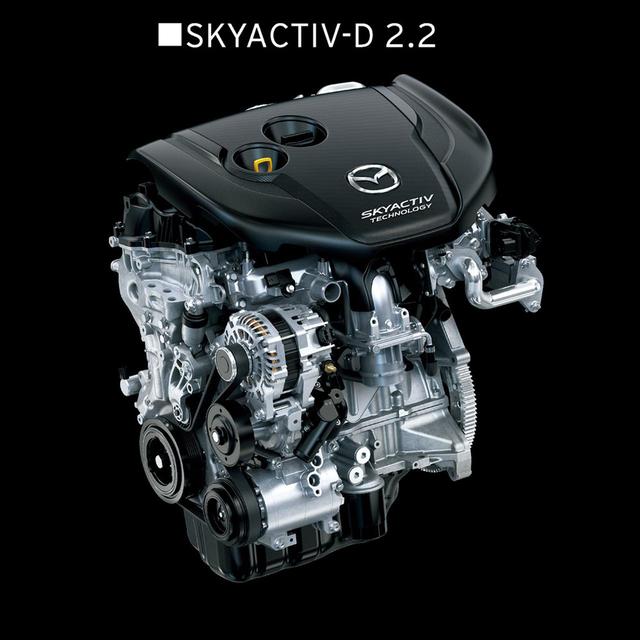 画像: 大きくパワーを増大させた2.2Lディーゼルエンジン。