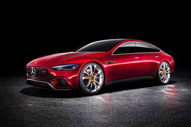 画像: 昨年2017年のジュネーブショーで公開されたメルセデス・AMG GTコンセプト。