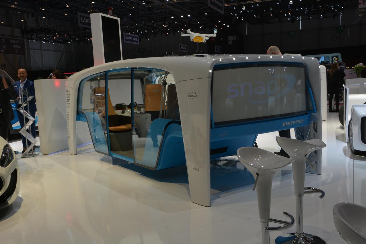 移動するマイルーム リンスピードが提案する未来の 部屋 ジュネーブ18 Webモーターマガジン