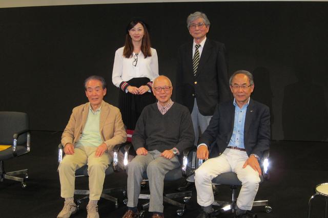 画像: 後列左から吉田由美さん、山口京一さん。 前列左から福田成徳さん、小早川隆治さん、貴島孝雄さん