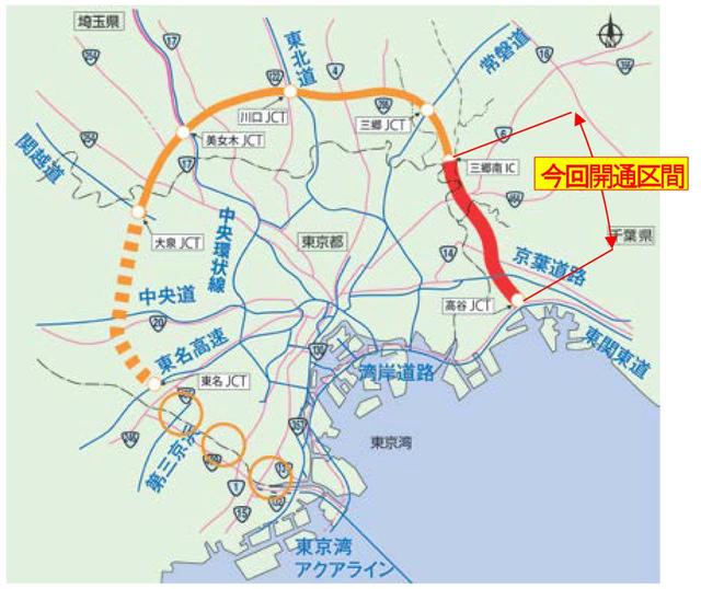 画像: 現在外環道は、東名〜大泉を掘削しているという。