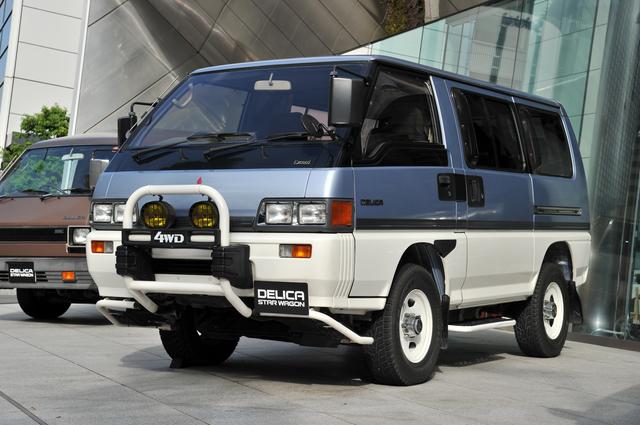 画像: 3代目のデリカスターワゴン(写真は1990年式)。モノコックボディが採用され、快適で便利なレジャー心を提供してきた。
