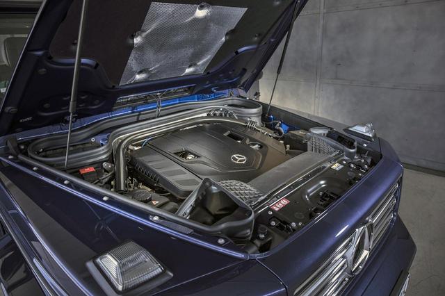 画像: 従来型にも搭載されていた4LのV8DOHCツインターボのスペックは変わらない。