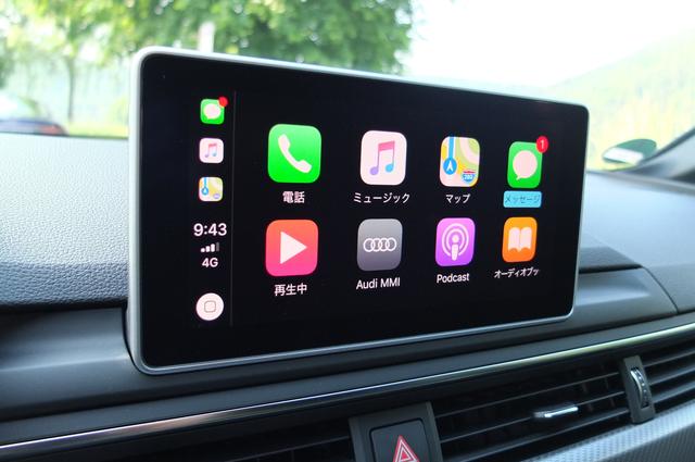 画像: Apple CarPleyを採用しiPhoneとの連携ができるので運転に集中できる環境が整っている。