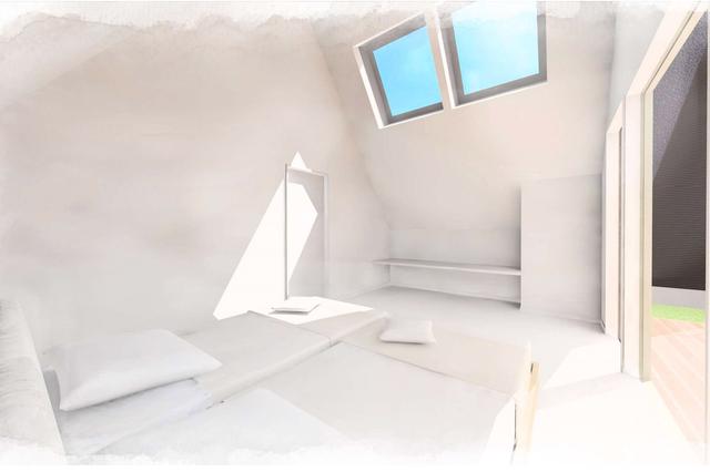 画像: 千葉県一宮町にオープンした“TENT”の宿泊室内。
