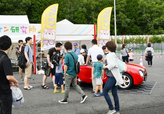 画像: 来場者からの注目度は非常に高い