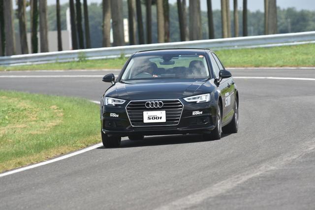 画像: 従来のPOTENZA S001との比較試走。同じアウディA4で同じサイズ(225/50R17)、同じコースなのでその違いがよくわかった。