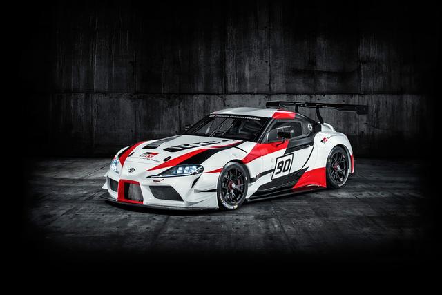画像: ジュネーブモーターショーで公開された「GR Supra Racing Concept」。 ました
