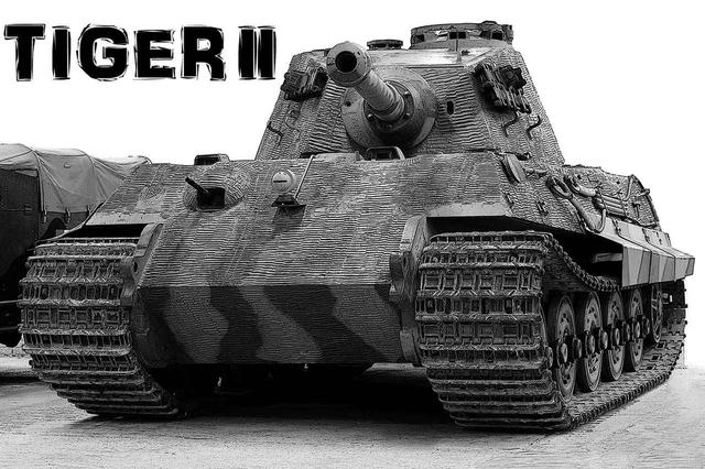 画像: フルモデルチェンジで登場したタイガーII。物資のない大戦末期(1944年頃)に、よくこんな巨大戦車を量産したものだ! 戦車戦で勝負できる戦車は旧ソ連にもアメリカにもなく、「キング」とか「ロイヤル」と、敵側からも畏敬の念を持って呼ばれた。