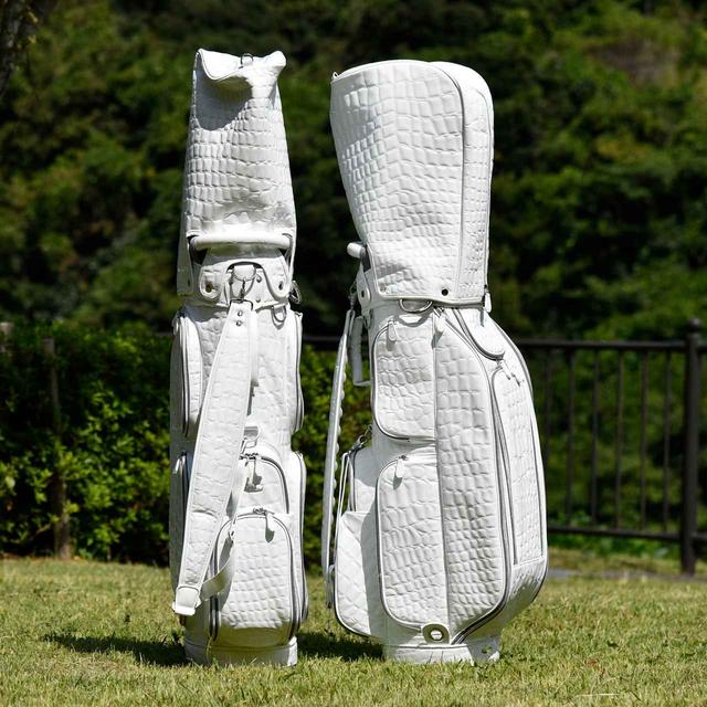 画像: OWL Alligator Collection 5WAY CART BAG(AL8ACT) サイズ:8.5型 重量:約3.6kg 本体素材: ポリウレタン