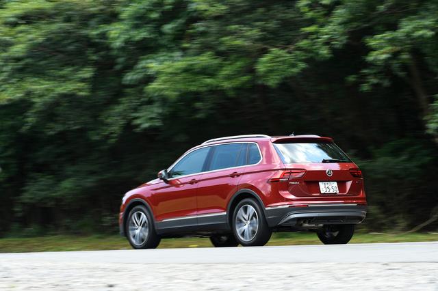 画像: 試乗したのはティグアン TDI 4モーション ハイライン。ディーゼルエンジンと4WDシステムを搭載したことで、ティグアンはフォルクスワーゲンの中で本格派SUVという役割を担うことになる。