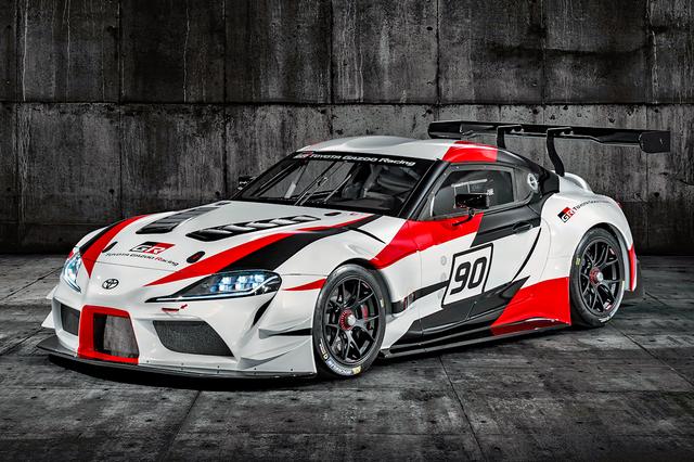 画像: ジュネーブ・ショーで発表された「GRスープラ レーシングコンセプト」。