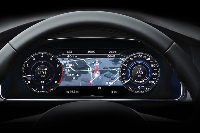 画像: デジタルメータークラスター“Active Info Display”。